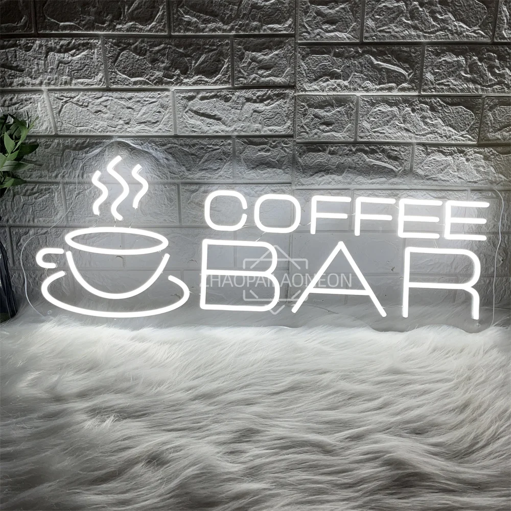 Coffee Bar Neon Sign Led Wall Room Party Cafe Shop Decor Neon Light Signs USB Bedroom Bar Pub Coffee Decoration Business Lights
