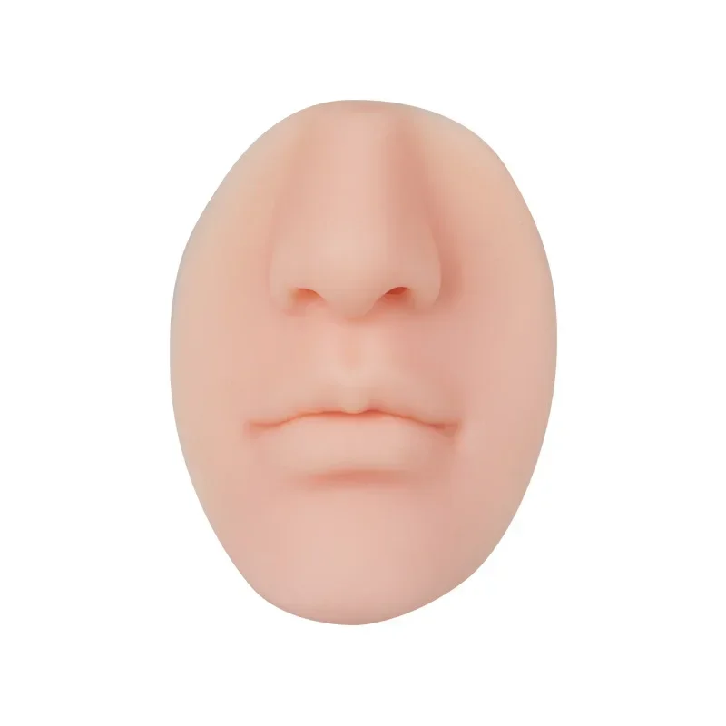 

Realistic Tattoo Practice Face: Soft Silicone 3D Model with Simulated Snot & Leather-like Skin Texture