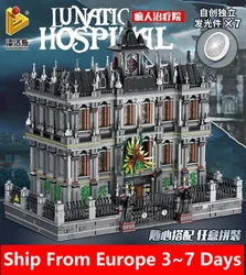 7537pcs Lunatic Hospital 613002 Series Building Blocks Architecture Compatible 613001 Assembled Model Toy Kid Christmas Gift