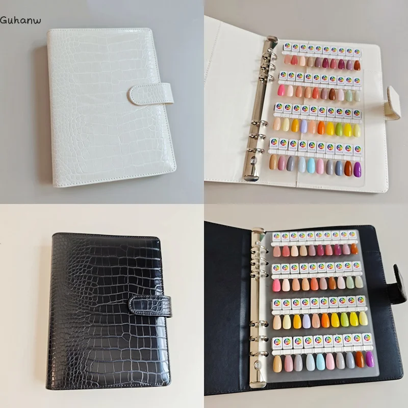 [whb]-livre-organisateur-d'Echantillons-de-vernis-a-ongles-magnetique-grand-livre-de-test-de-couleurs-pour-manucure-presentoir-d'Echantillons-en-acrylique-carte-de-couleurs