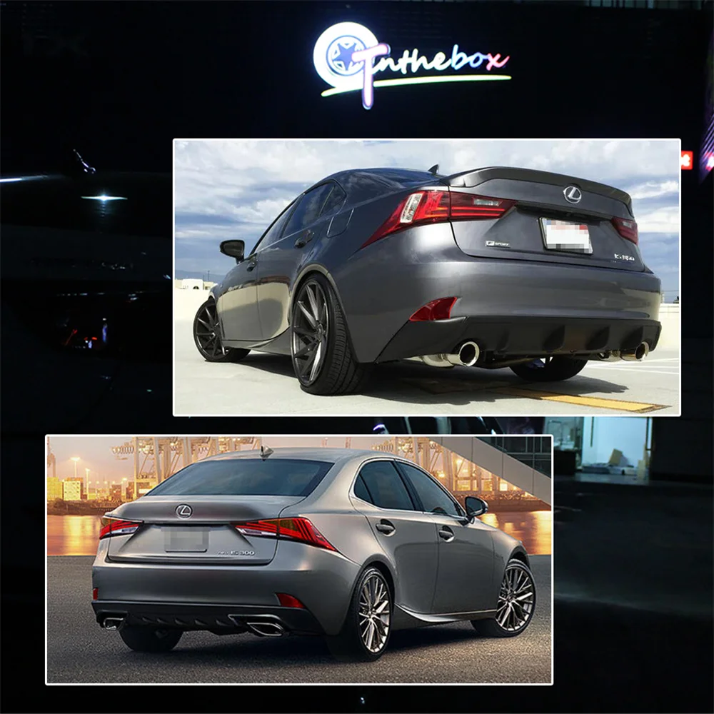 Rear Bumper Reflector Light Housings For Lexus IS250 IS300 IS350 IS200t IS-F 2014 2015 2016 2017 2018 2019 2020 Car Accessories