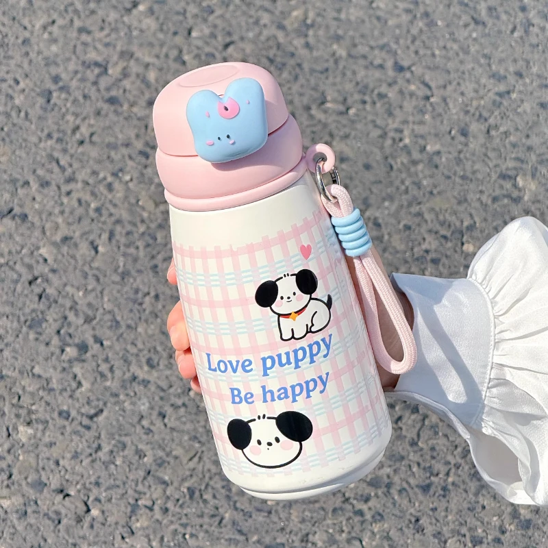 

Coffee Flasks Lid Thermoses Leakproof Reusable Drinkware Kawaii Thermoses Drink Cold Keeper Botellas De Agua Room Decoration