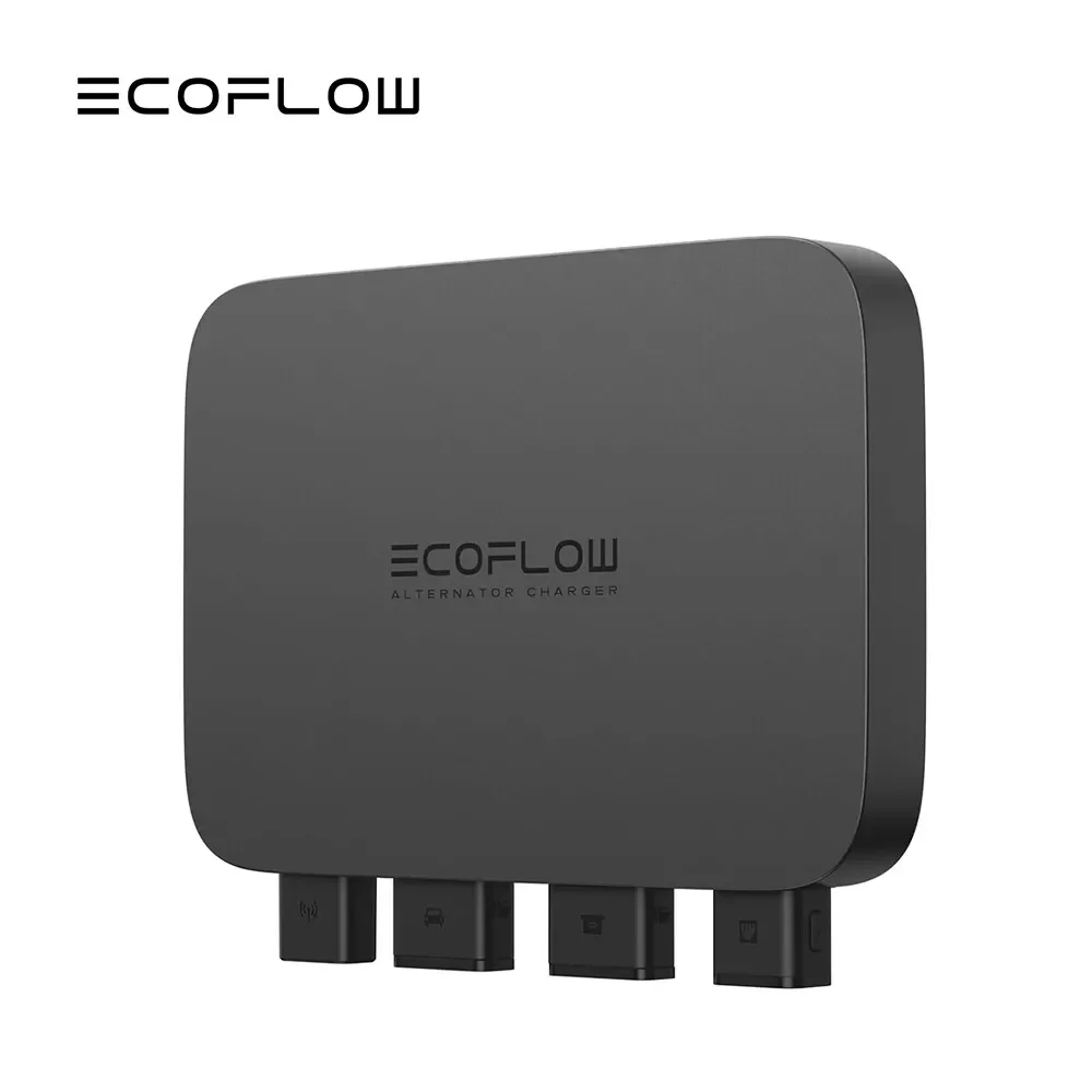 Ecoflow ที่ชาร์จแบตเตอร์รี่กระแสสลับ800W, ที่ชาร์จ DC-DC เร็ว3-in-1สำหรับสถานีไฟฟ้าแบบพกพาที่ชาร์จแบตเตอรี่ยานพาหนะและเครื่องจั๊มสตาร์ท