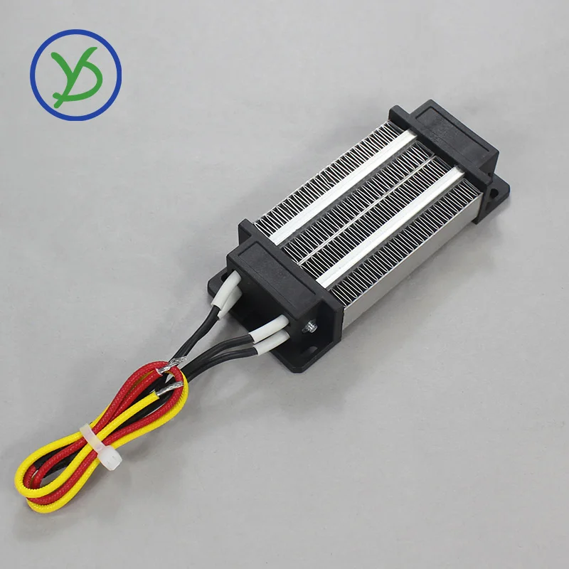 12V~220V 200W 300W Heating Element AC DC Insulated Thermos PTC Ceramic Air Heater 110V Incubator Electric Heater 120x50mm 76A2