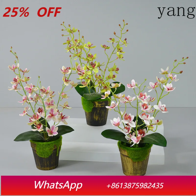 CX simulation Cymbidium bonsai home living room coffee table decoration