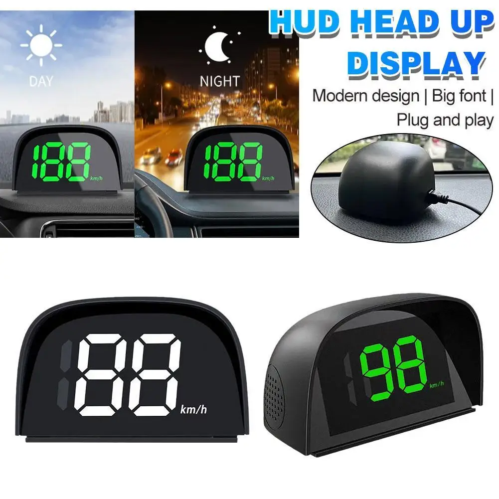 2023 New Car General Car HUD Head Up Display GPS BeiDou Real Time Display Of Cross Border KM/MPH