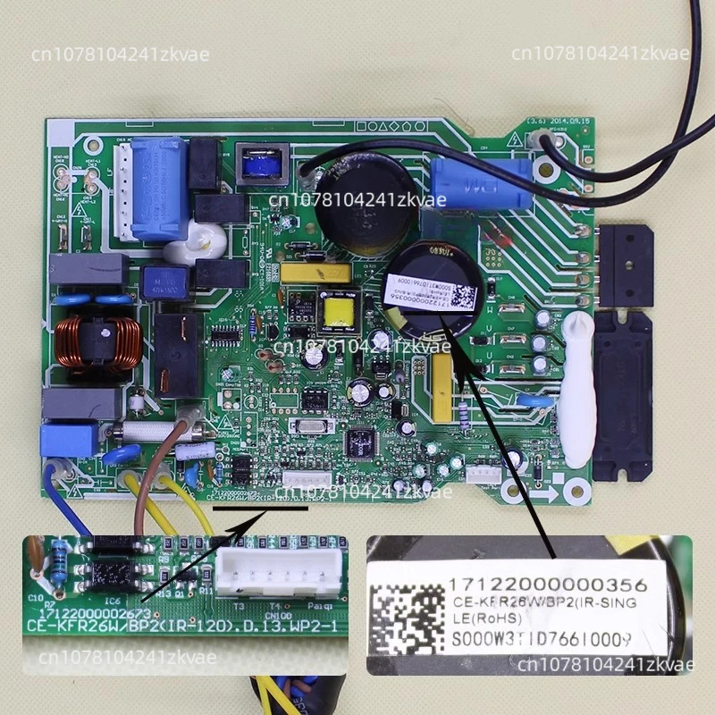 Main board CE-KFR26W/BP2 (IR-120). D.13.WP2-1 of frequency conversion external unit of air conditioner.