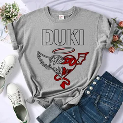 Duki top women graphic designer t-shirts girl designer clothes