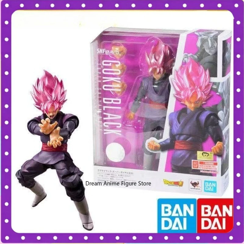 

В наличии Оригинальная подвижная фигурка Bandai SHF Black Goku Zamasu Super Saiyan Pink Dragon Ball Super