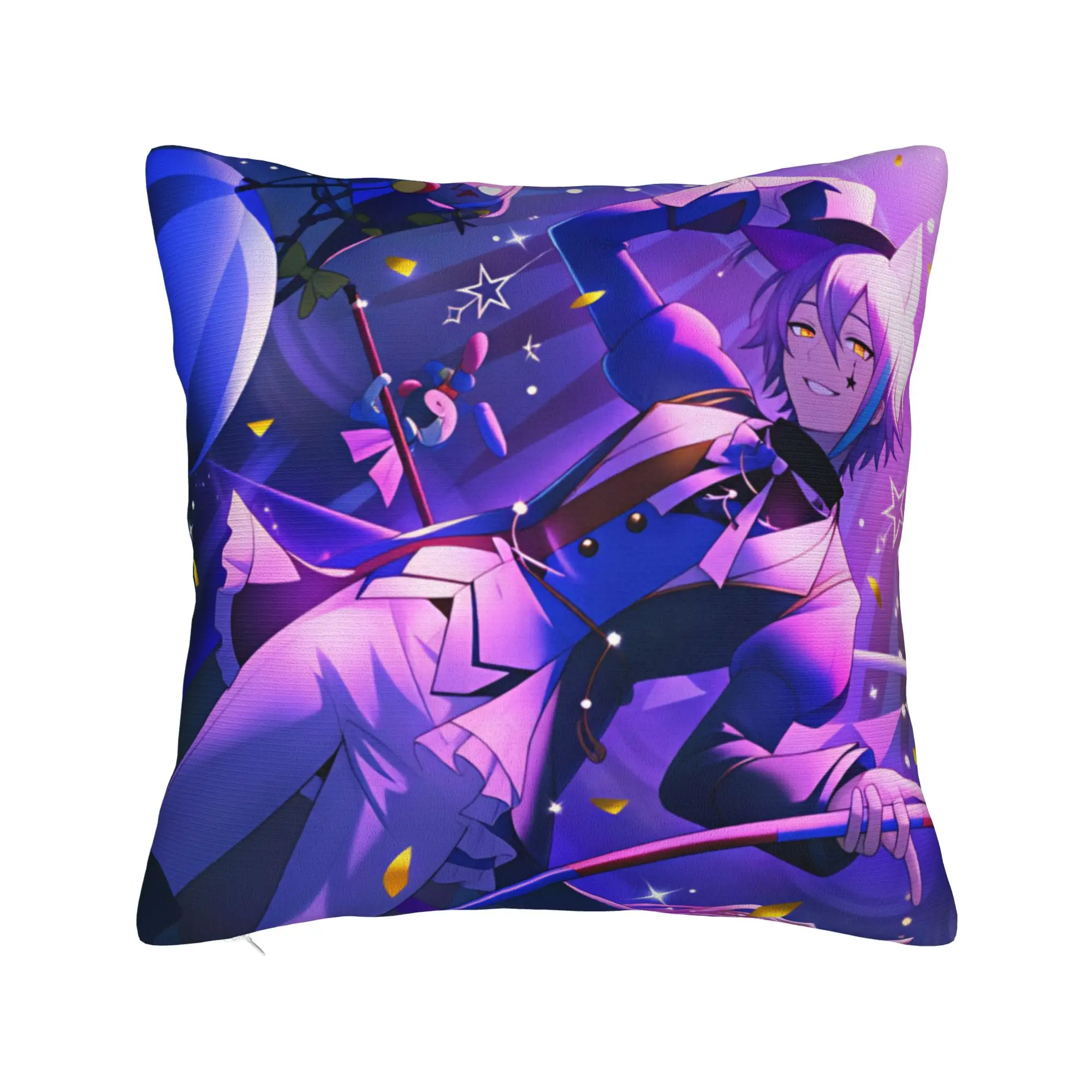 Project Sekai Rui Kamishiro Anime Game Pillow Cover  Print Cushion Cover Vintage Pillow Case For Sofa Bedroom Home Decor