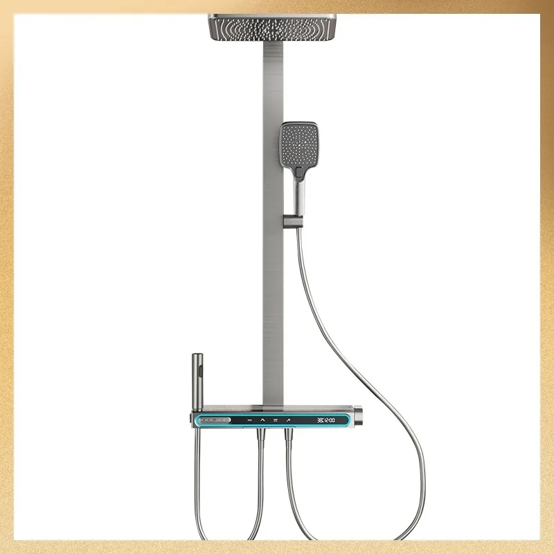 

Household ambient light, constant temperature digital display, shower storage shower set, pressurized.