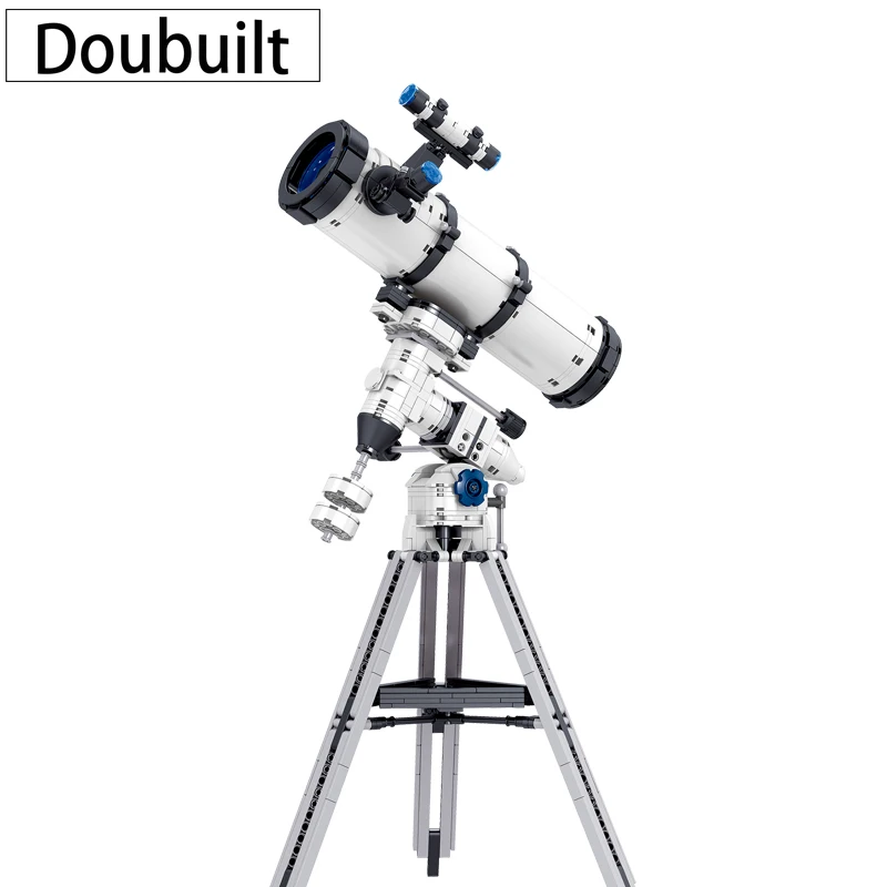 

DOUBUILT 751pcs Bricks Astronomical Telescope Office Furnishings Model Kits Mini Building Blocks Toy for Children Gift