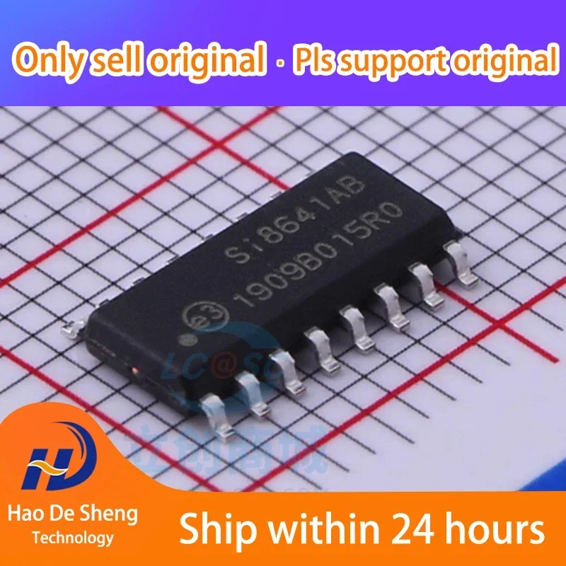 

10 шт./лот SI8641AB-B-IS1R SILICON SOIC-16 новый оригинальный на складе