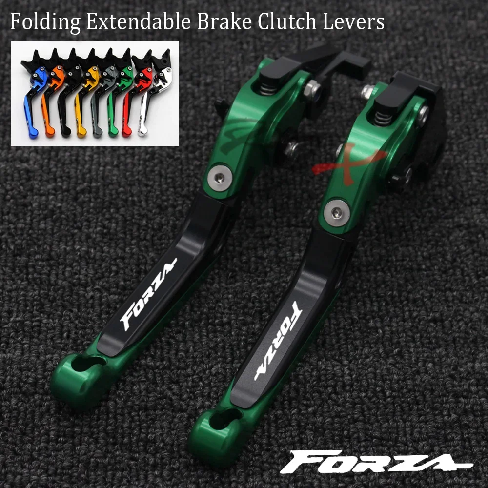 For Honda FORZA 300 125 250 2010-2018 2017 Adjustable Foldable Extending Brake Clutch Levers Handle Bar Motorcycle Accessories