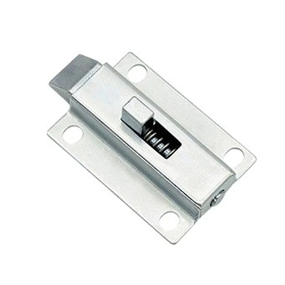 Stainless Steel Automatic Door Bolt Latch with Spring Mechanism for Doors Trailer and Cage Applications 2 Inch