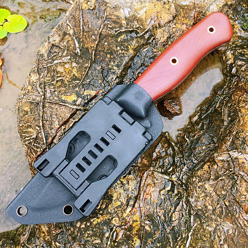 Brother Knife F007 Fixed Blade D2 Steel Straight Knife Bushcraft Knife Full tang Hunting Camping High Hardness Micarta Grips