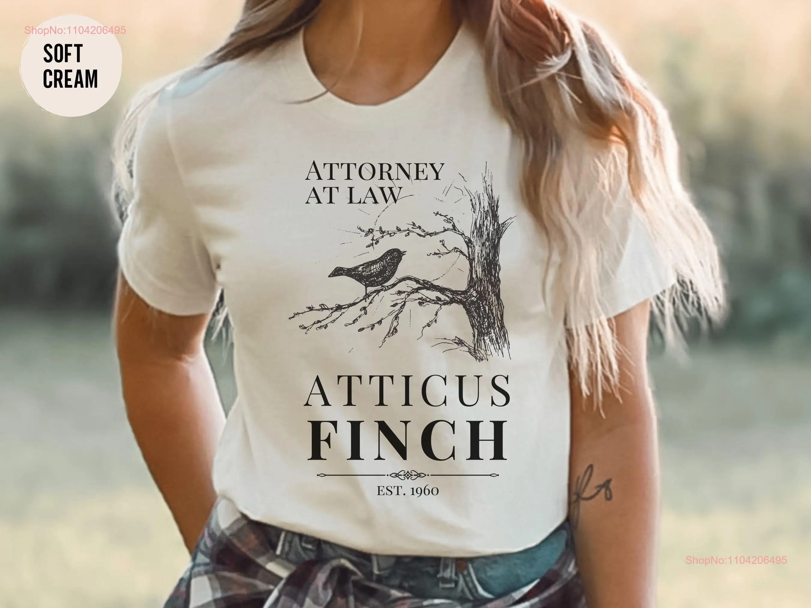 To Kill a Mockingbird T-Shirt Harper Lee Literary Atticus Finch Scout Classic LiT Englischlehrer mit langen oder kurzen Ärmeln