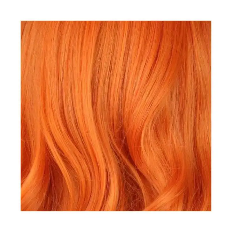 Japanische Anime-Piraten-Themen-Nami-Cosplay-Perücke für Frauen, orange, lang, gewellt, lockig, mit seitlichem Pony, hitzebeständige synthetische Perücke