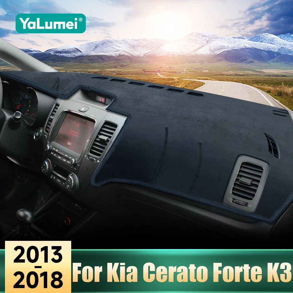 Zubehör für Kia Cerato Forte K3 2013 2014 2015 2016 2017 2018 Auto Armaturenbrett Matte Vermeiden Licht Sonnenschutz Pads Anti-UV Abdeckung