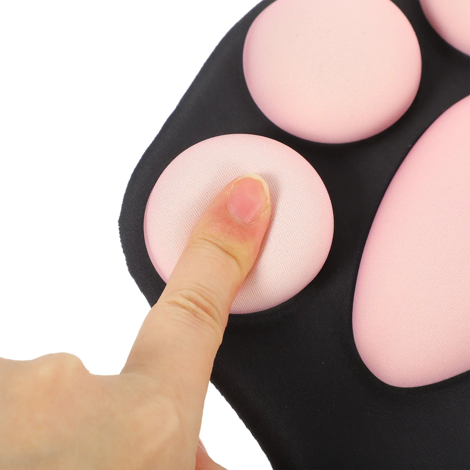 

Силиконовый коврик для мыши в форме кошачьей лапы с подставкой для запястья, эргономичный дизайн, быстрое и точное отслеживание для игр, офиса, дома, компьютерного стола