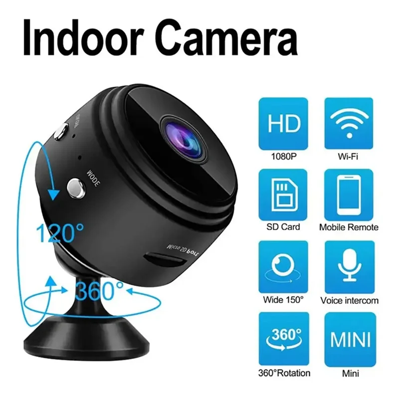 A25P A9 Mini Wifi Camera Recorder Voice For Infants Smart Home Security Monitoring Wireless Video Audio Recording