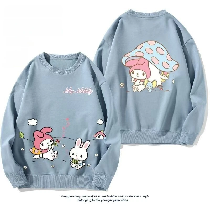 

Sanrio Baby Girls Cotton Clothes My Melody Printed Top Kid Printed Pullover Children Autumn Long Sleeve T-shrits Boy Clothes