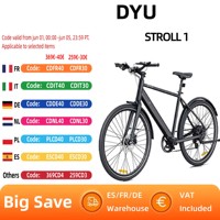 DYU-Stroll 1 Adults Electric City Bike 26 Inch woman Electric Bicycle 250W Motor E-Bike 36V 9Ah Battery City Commuter ebike
