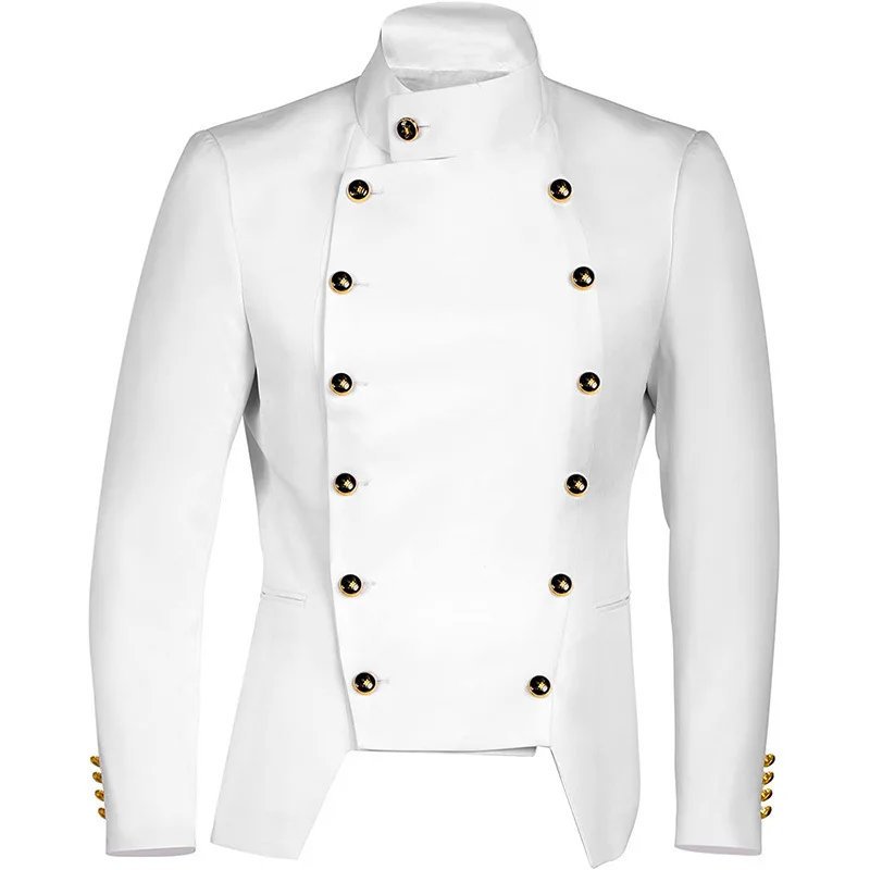 

New Korean Version Small Suit Medieval Men's and Women's Clothing Gothic Suit Stage Performance Clothes