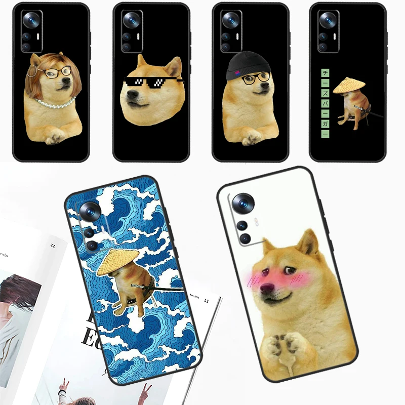 Cheems Doge Meme Funny Doggy Case For Xiaomi 13T Pro 14 Ultra 12 13 Lite 11T 12T POCO F5 M6 X3 X4 X5 X6 Pro F3 M5s Cover