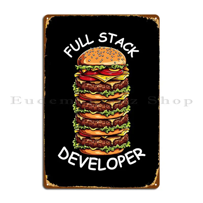 كامل المكدس المطور لوحة معدنية المرآب مضحك مخصص جدارية مطبوعة تين تسجيل ملصق #1