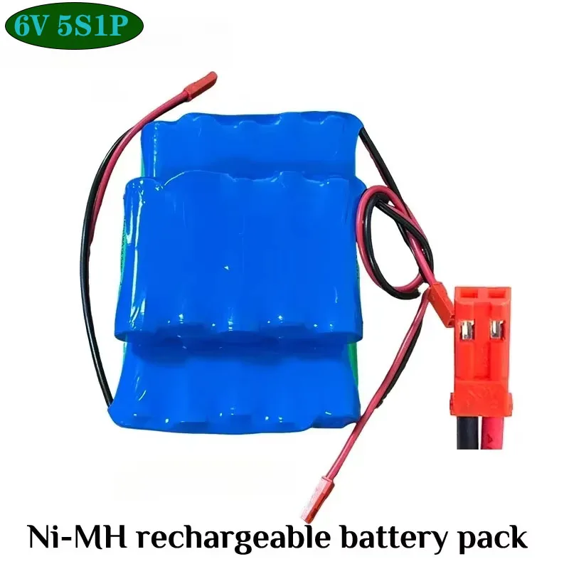 

AA 6V 600mAh 5S1P Ni-MH Rechargeable Battery Pack AA for Electronic Tools LED Premium Torch Power Bank KCY Plug