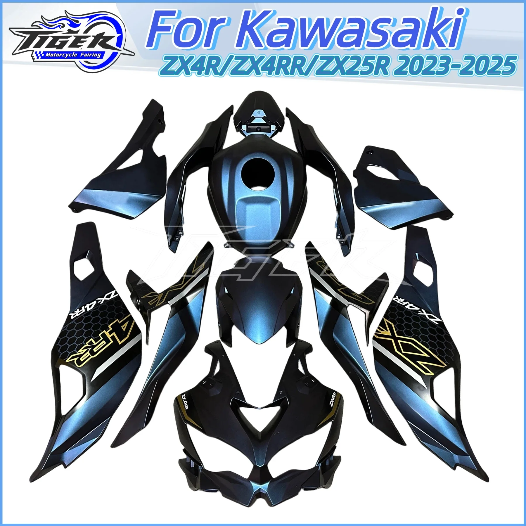 

Motorcycle full Fairing Kit Fit For KAWASAKI ZX-4R ZX-4RR ZX-25 ZX25R 2023 2024 2025 Custom Fairings Kits Bodywork Shell