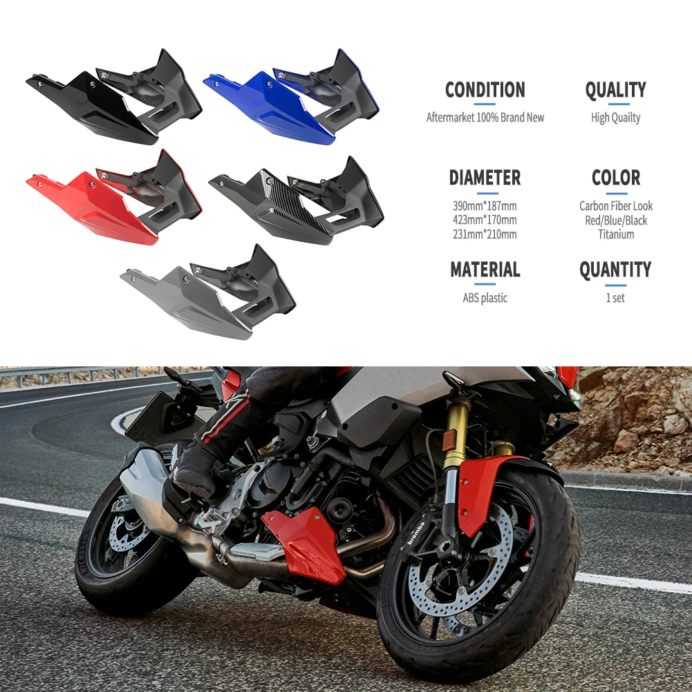 Motorcycle Carbon Fiber Belly Pan Engine Chassis Shroud Fairing Guard Cover Protector For BMW F900XR 2020 2021 2022 20232 2024