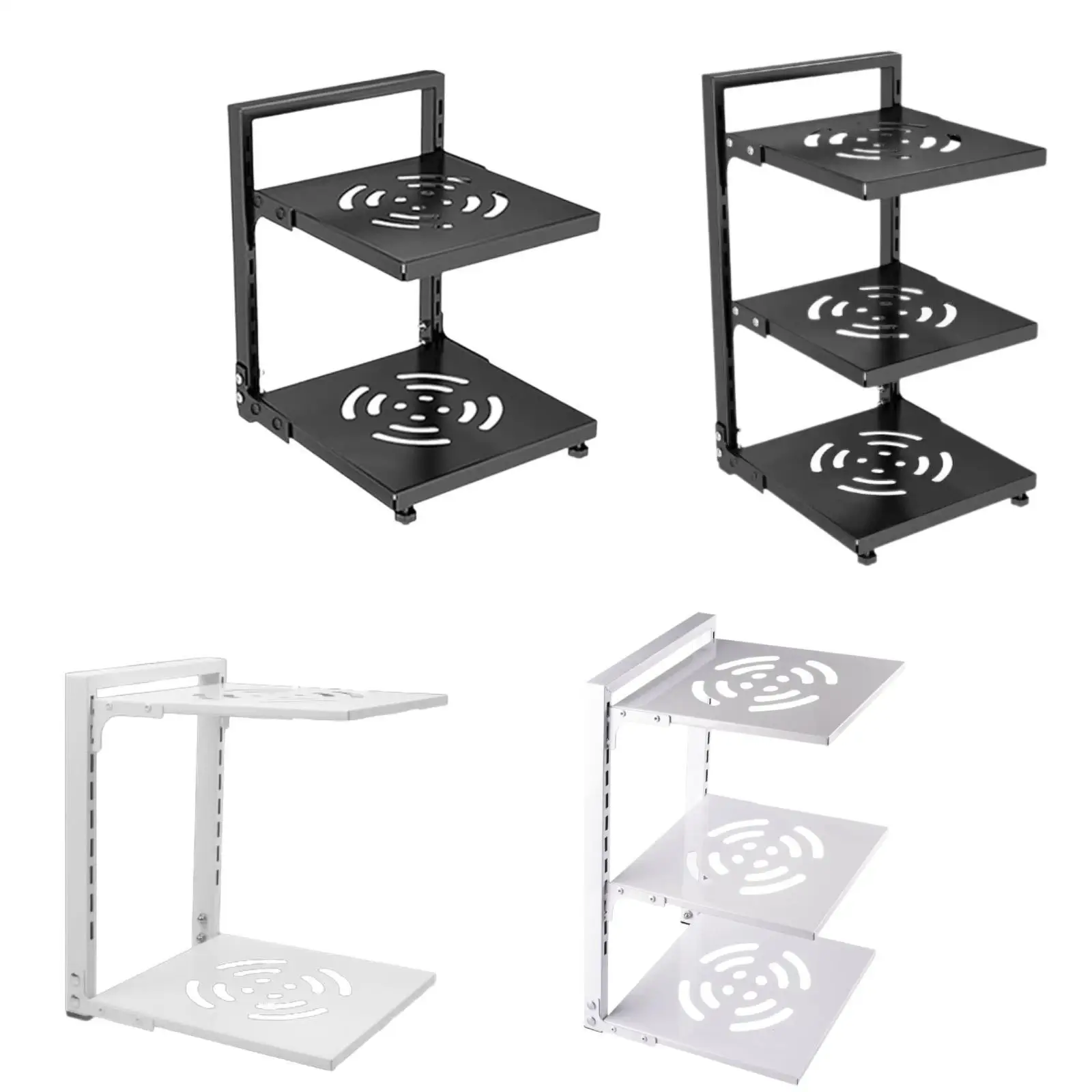 Organizer na garnki i patelnie, organizacja kuchni, metalowy, uniwersalny stojak na patelnie, wielorazowy ociekacz na garnki, uchwyt na patelnie do pod zlewozmywak, do domu.