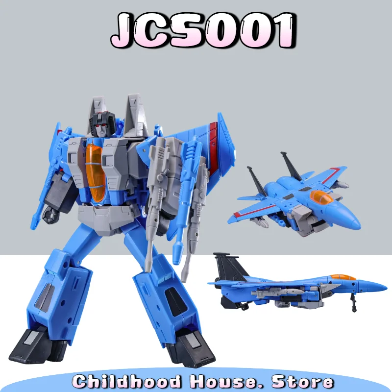 JCS001 Thundercracker Transformierender Roboter Spielzeug KO SS86 Stil Bewegliche Actionfigur Sammlermodell Decepticon Seeker Teammitglied
