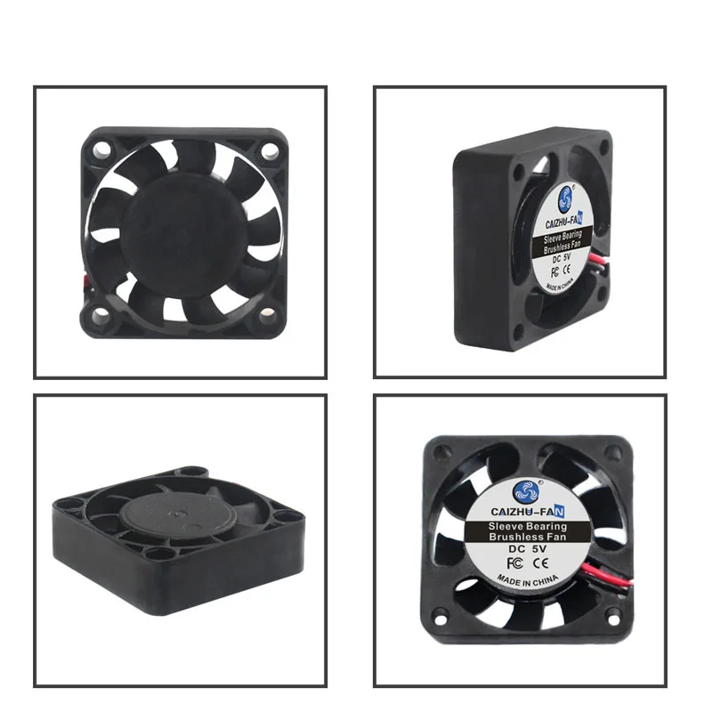 4010 ventilador enfriador sin escobillas 5V 12V 24V 4cm 40mm 40X40X10mm rodamiento de manga Mini radiador refrigeración Industrial impresora 3D