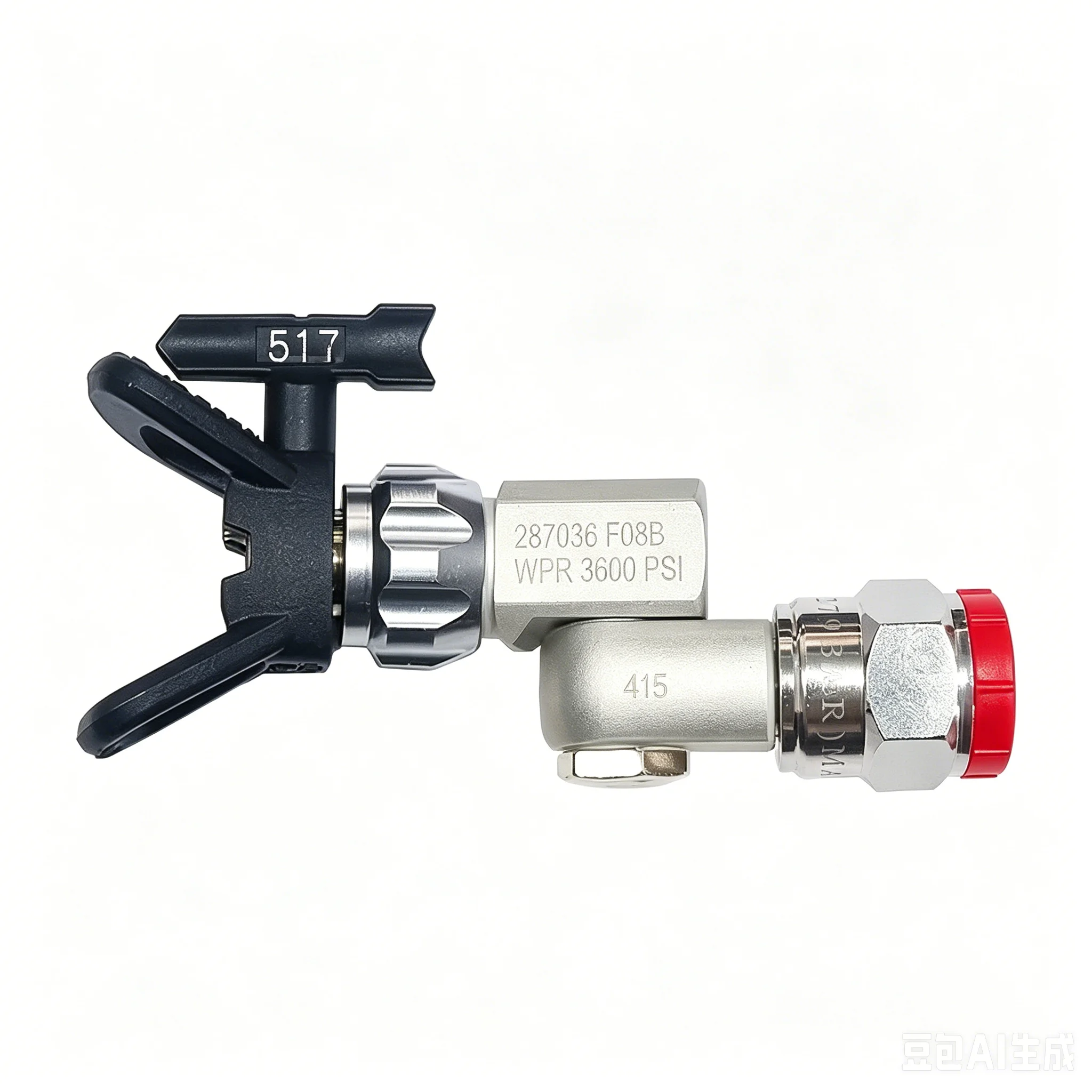 1pcs Airless Paint Spray Gun 180 Degree Rotation Universal Adapter, Compatible With 287036 7/8 Inch Thread , Easy-Turn Direction