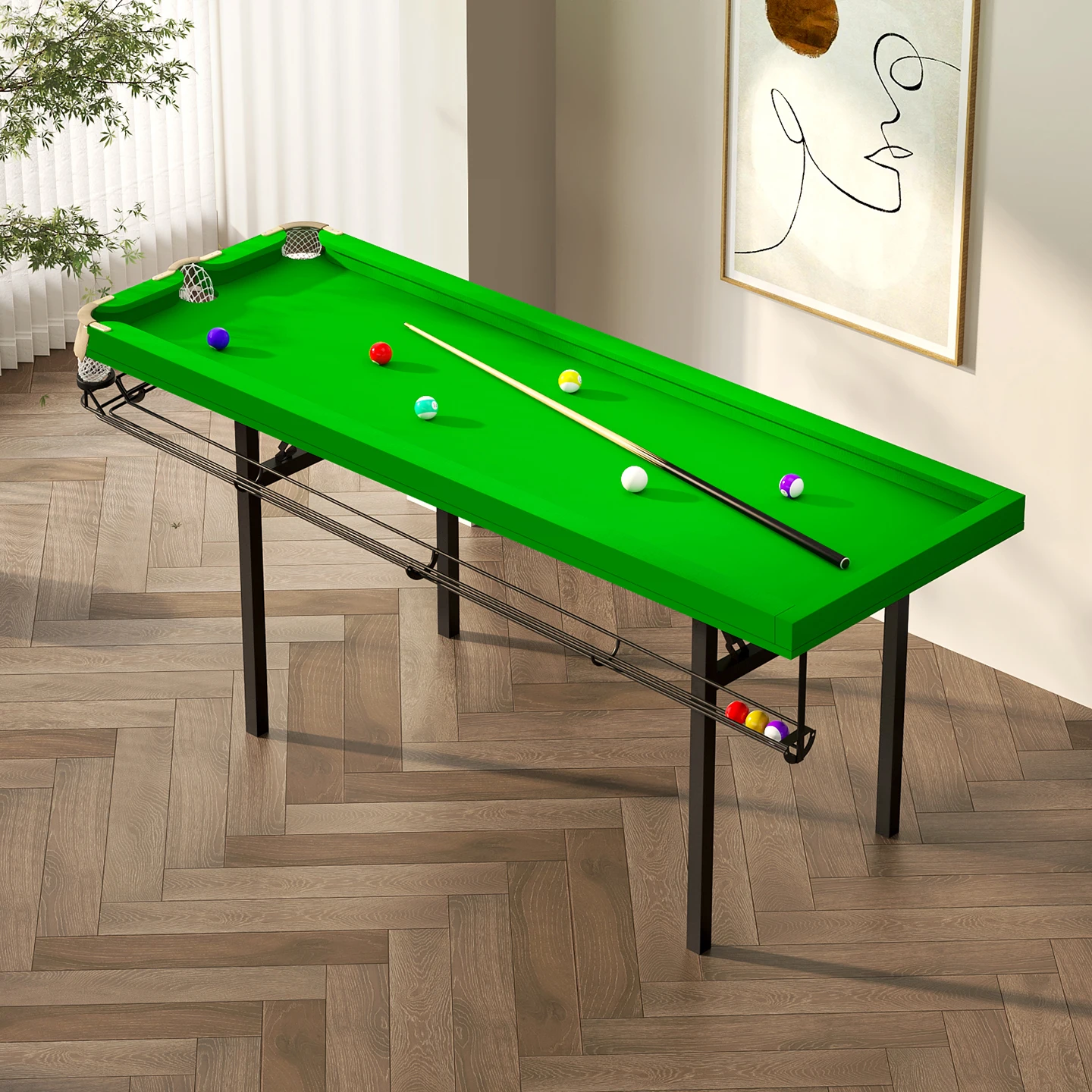 XL Pool Table Practice Artifact Home Use Small Foldable Accuracy Improvement Pool Convenient Practice Table