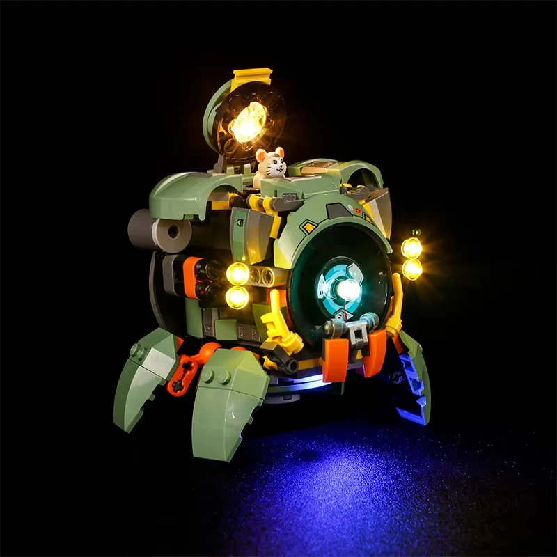 Kit d'éclairage LED bricolage pour boule de démolition LEGO 75976, lumière LED uniquement, modèle sans blocs