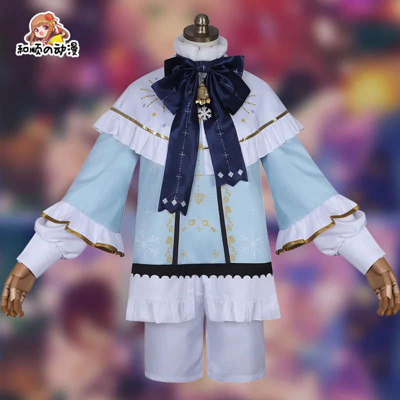 Ensemble Stars 2 Branco Costume Cos Dress White Bird Blue Liangji Palace Peach Plum Purple Creation Cosplay halloween