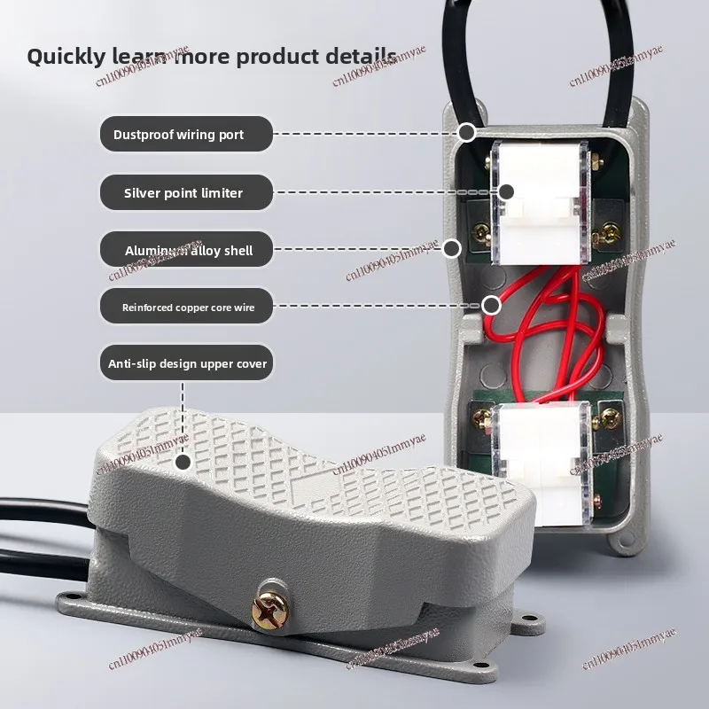 Foot Switch Bidirectional Inverted Three-phase Positive and Negative Foot Switch