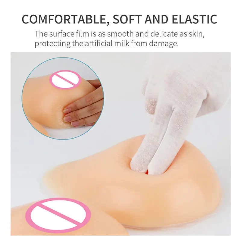 ثدي مزيف واقعي ثدي متقاطع من السيليكون على شكل ثدي بيج ثدي لشيميل اسحب الملكة المتحولين جنسيا #4