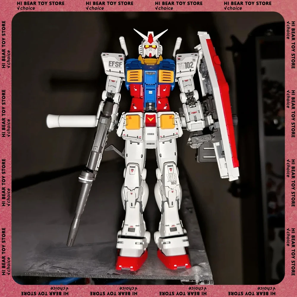 

Коллекционная модель Fat Cat 1/100: Сборный набор меха Rx78 Rg 2.0 Azu с двумя аксессуарами для самолетов. Игрушки KO.