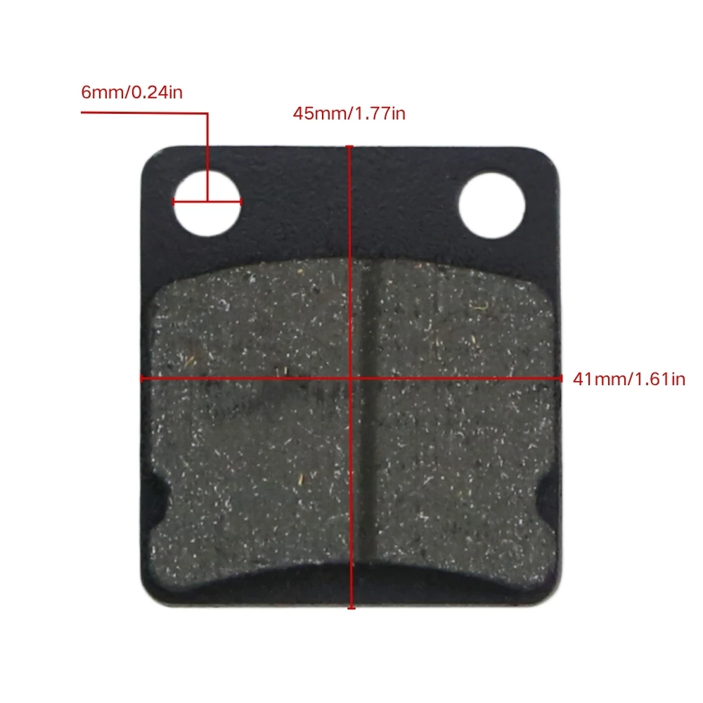 Brake Pads For 50cc 70cc 90cc 110cc 125cc 140cc 170cc 200cc 250cc ATV YFZ350 Banshee 350 Motorcycle Replacement Brake Pads view 2