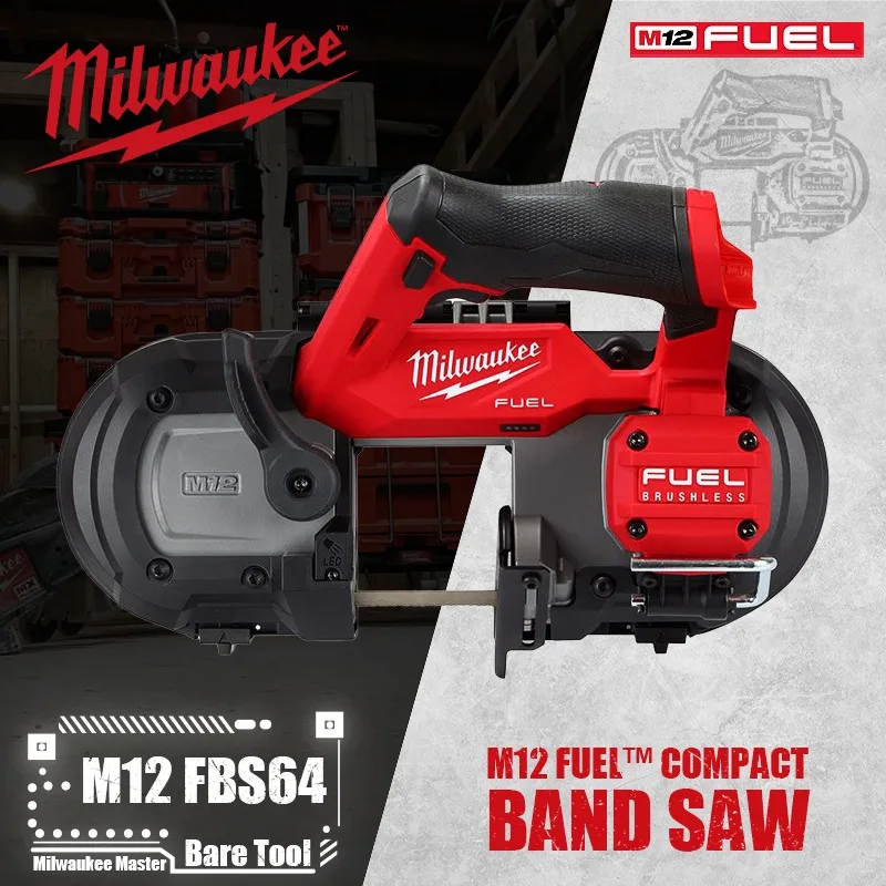 Milwaukee M12 FBS64/2529 M12 FUEL™ Brushless Cordless Compact Band Saw 12V Lithium Power Tools