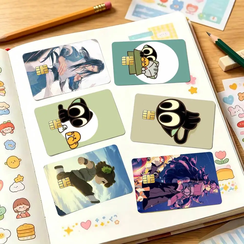 

The Legend of H-Hei 2 Anime Credit Card HD Stickers Game Card Decal Small Chip Waterproof Sticker Gift