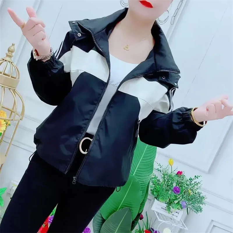 Losse 2025, korte, casual Koreaanse versie van het lente- en herfstcapuchon, bijpassende nieuwe jas, honkbaljas