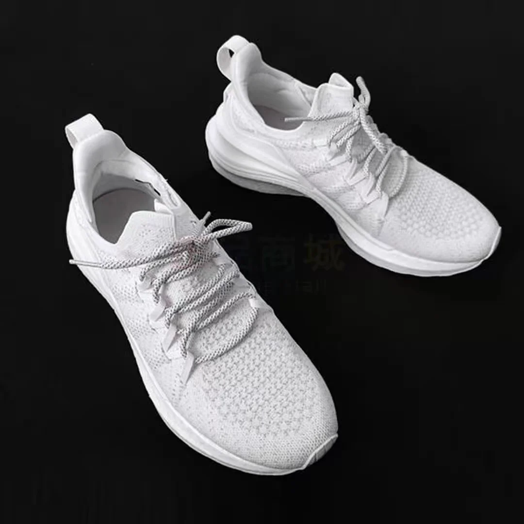 Original Xiaomi Mijia Sneakers 4 Stars Version Classic Black White Two-color Breathable Wear-resistant Non-slip Running Shoes