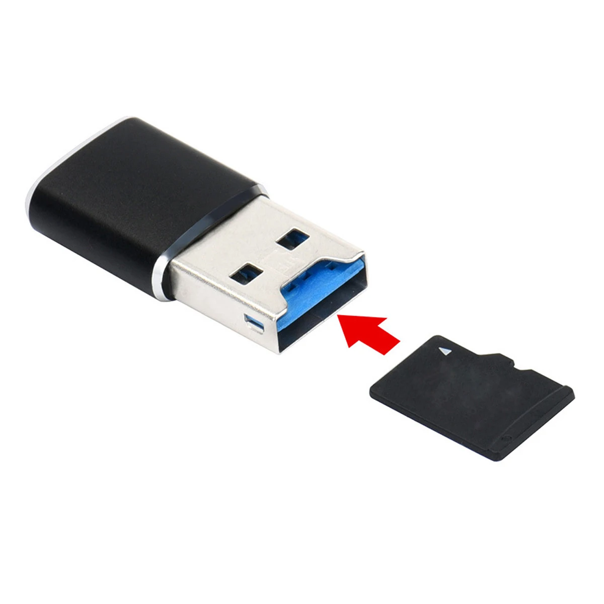 CYDZ Mini Size 5Gbps Super Speed USB 3.0 to Micro SD SDXC TF Card Reader Adapter