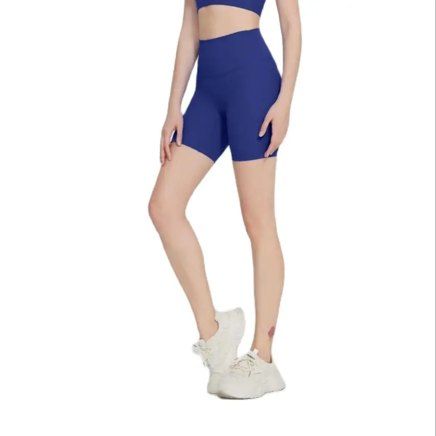 AliExpress laxilaso Yoga Shorts Solid Color Soft Women Sport Shorts Compression Support Sweat  Comprehensive Training Jog Cycling Internal Pocket